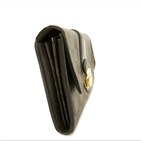 Authentic Louis Vuitton Damier Portefeiulle Sistina Long Bifold Wallet - Picture 3 of 8